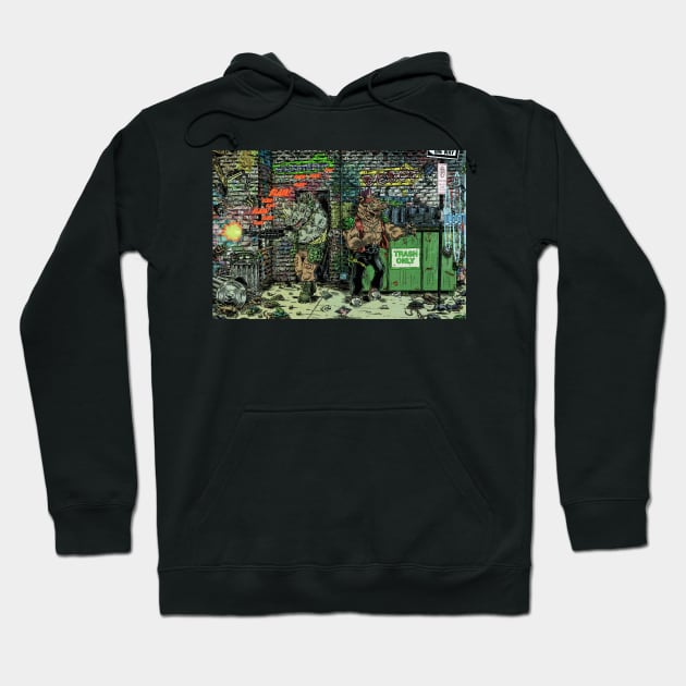 Rocksteady and Bebop Hoodie by Rudeman